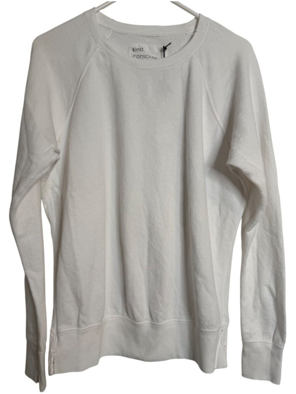 Unsubscribe Fleece Sweatshirt Size Medium Crew Women’s NWT Distress